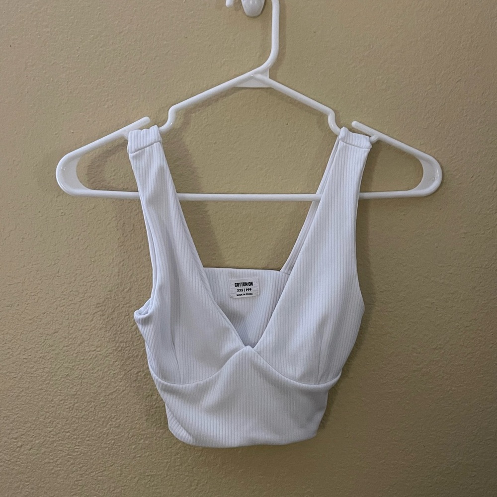 Cotton on White Bralette